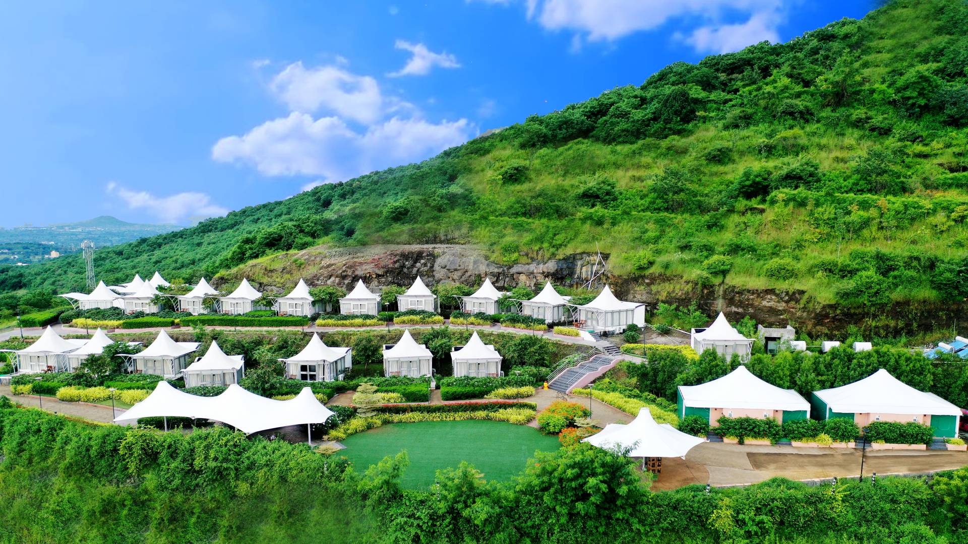 THE SAPPHIRE TENTS - HILL TOP FAMILY TENTS at Sunny's World Pune (1)
