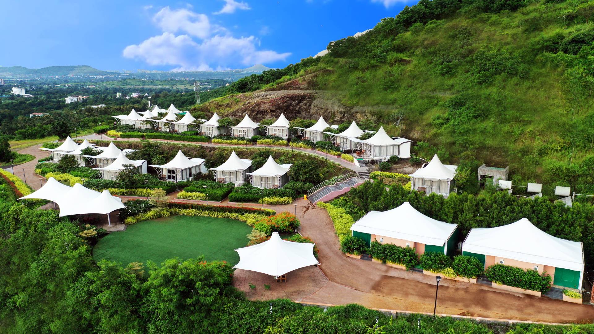 THE SAPPHIRE TENTS - HILL TOP FAMILY TENTS at Sunny's World Pune (2)